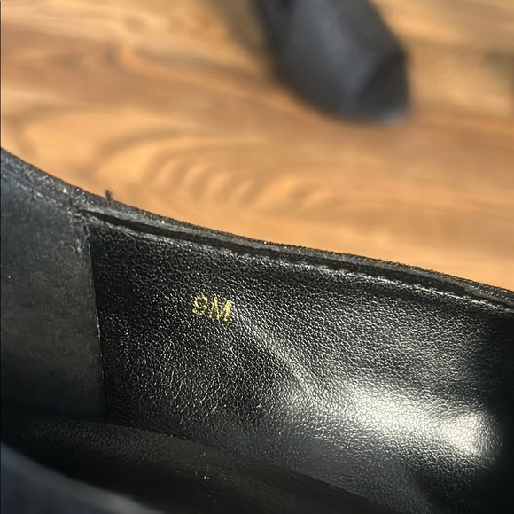 Vaneli Black Heels with Open Toe and Slingback Design - Picture 4 of 7